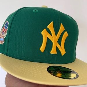 New Era 59Fifty New York Yankees Fitted Hat Size 7 5/8 Sand UV 1951 WS Patch